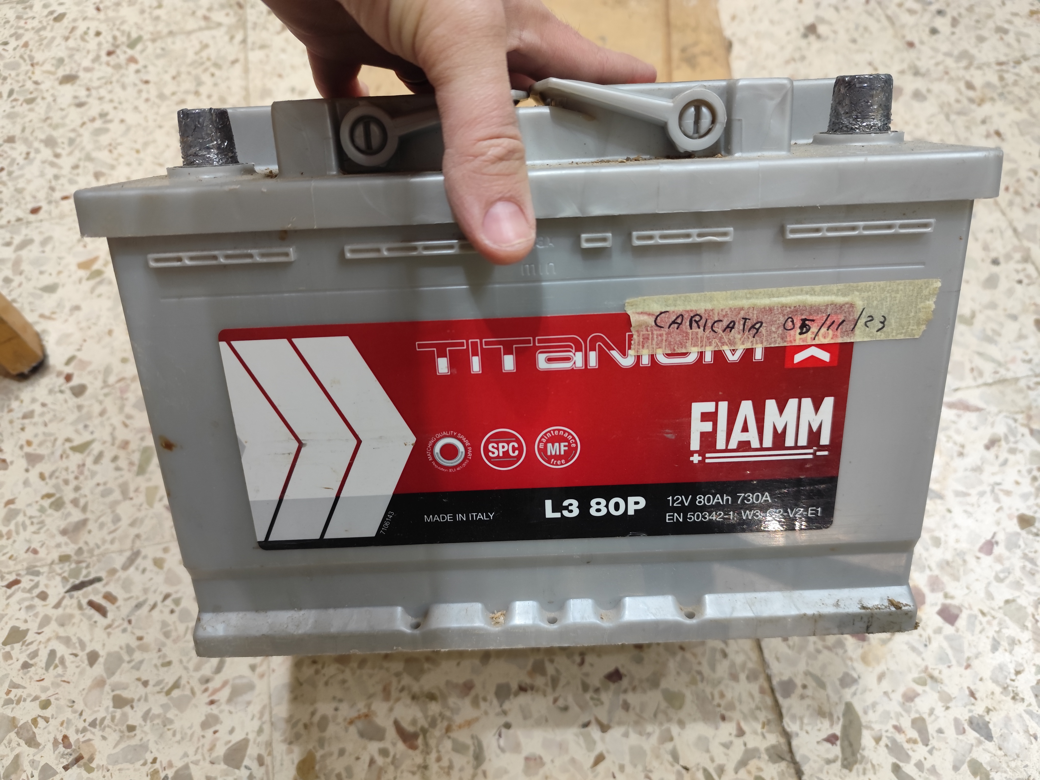 Batteria Fiamm 12v 80Ah L3 30P