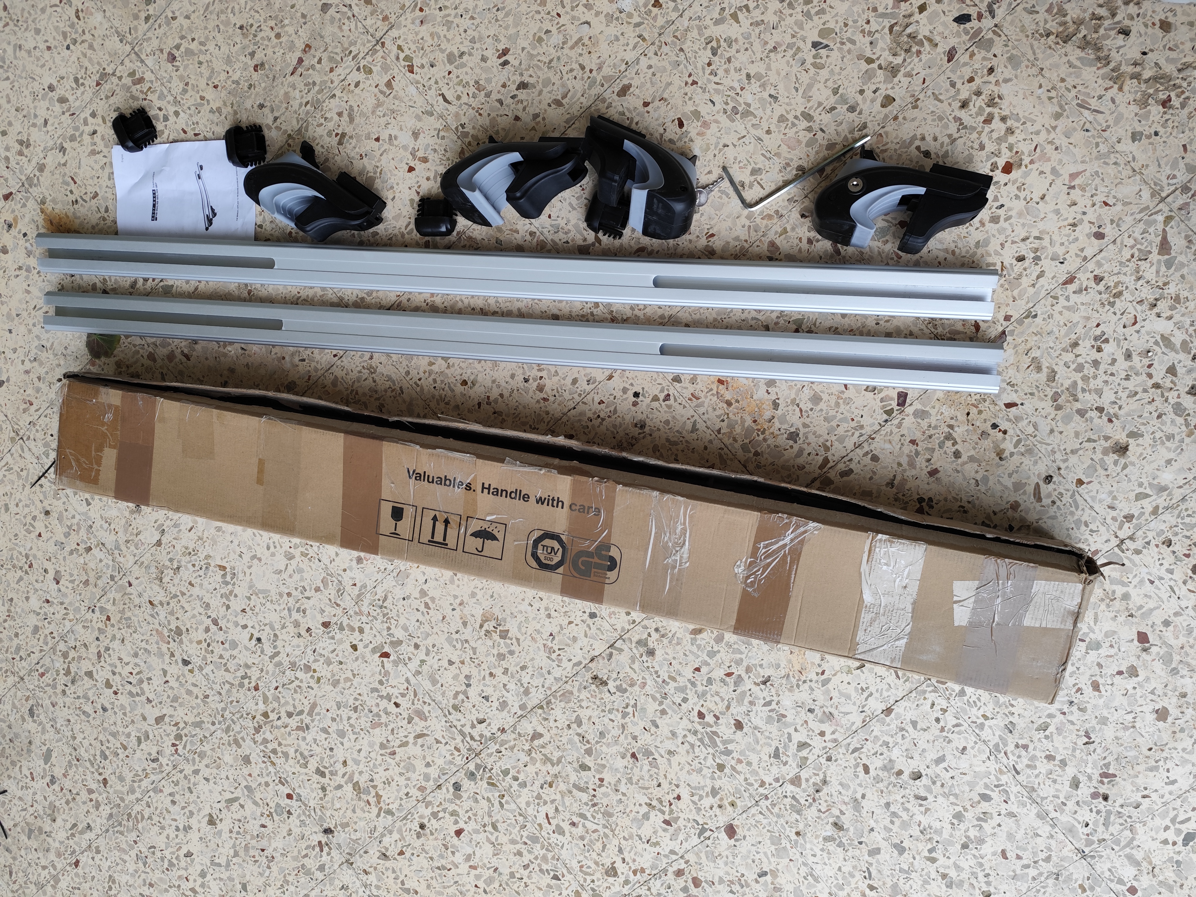 Barre portatutto universale Dacia Sandero Stepway in alluminio