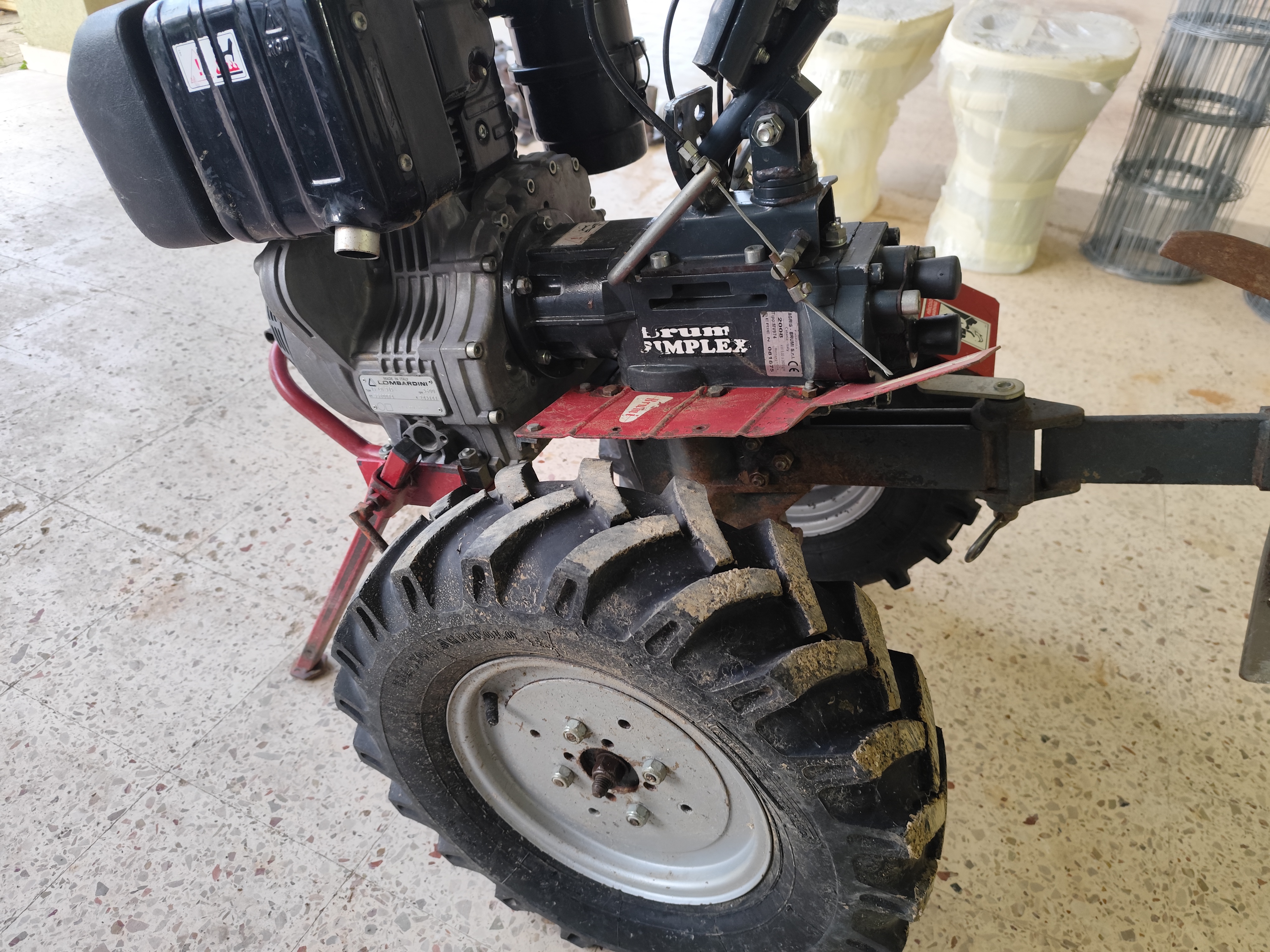 Motozappa Brumi Simplex Lombardini M4 8L diesel