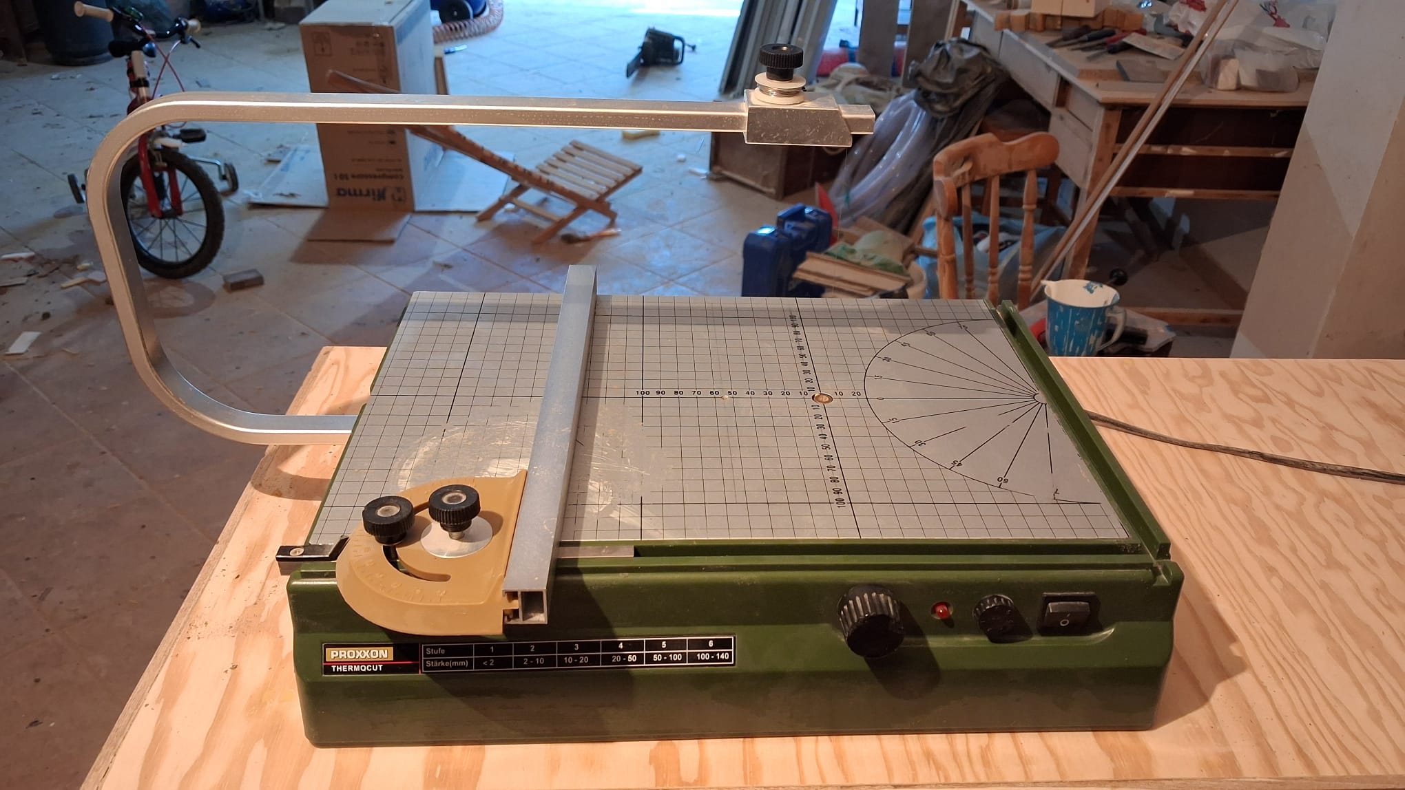 PROXXON Tagliapolistirolo 220V Termocut 230/E Banco Con taglio Termico