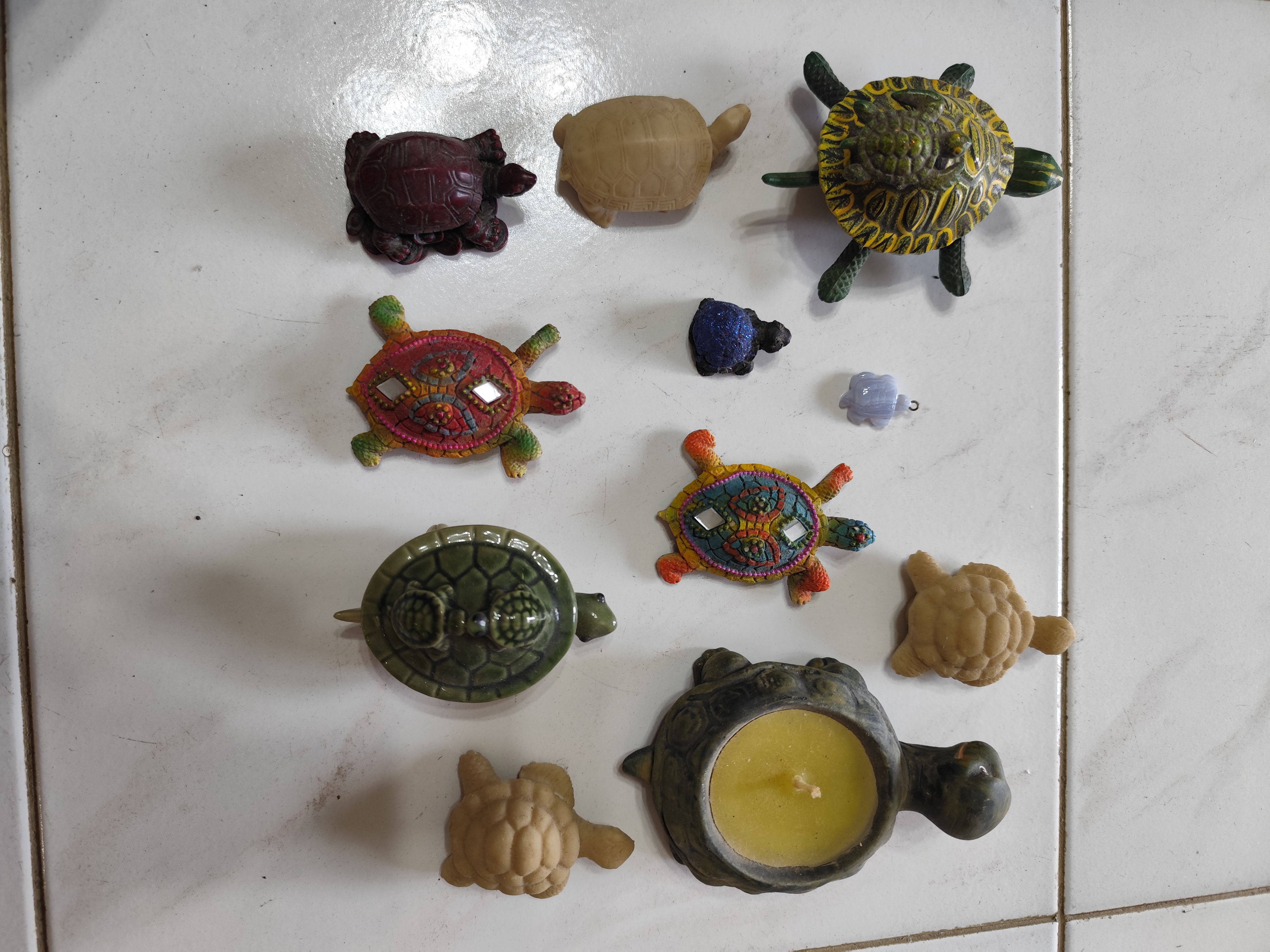11 Tartarughe da collezione