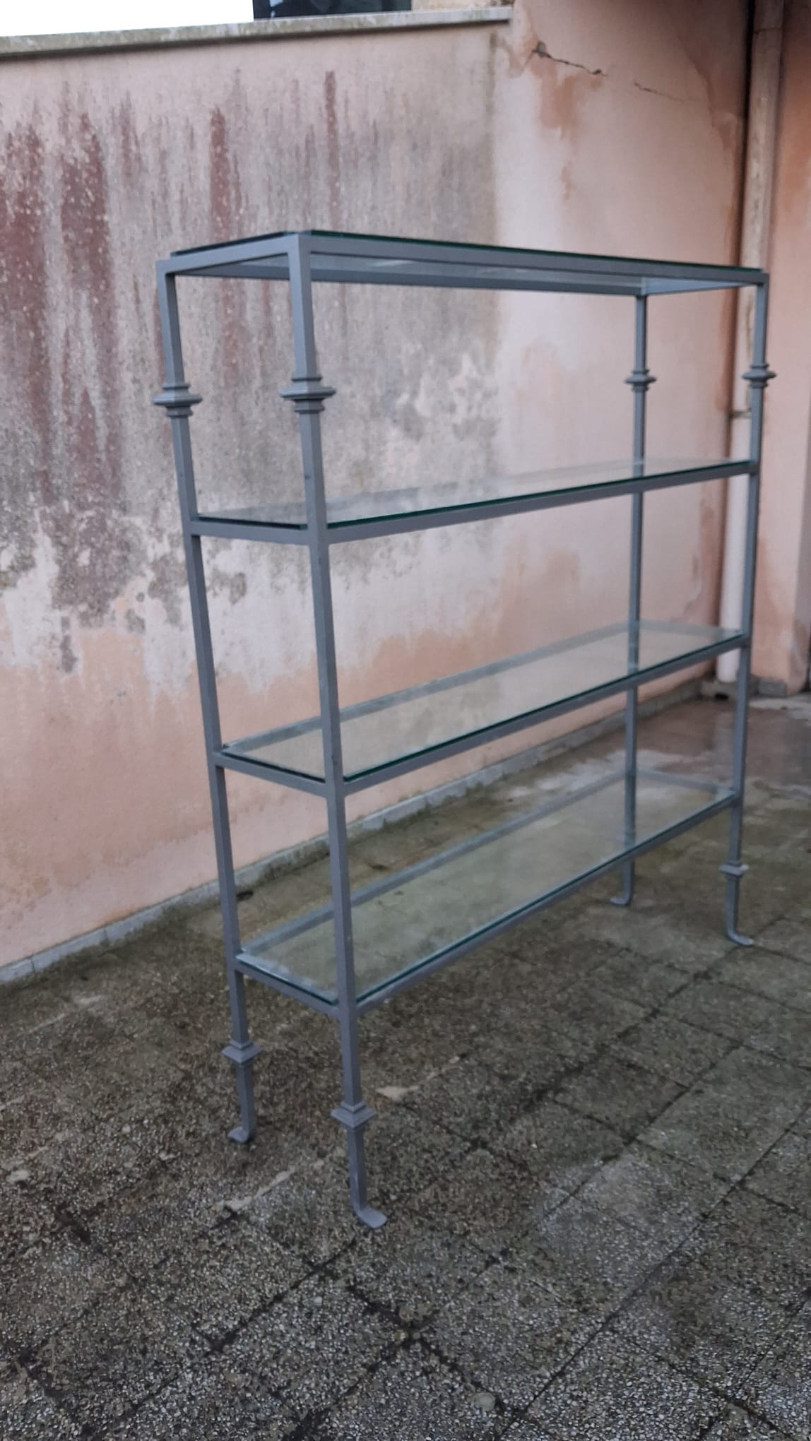 Vetrinetta ferro battuto e vetro